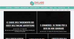 Desktop Screenshot of enlabs.it